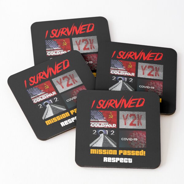 Item preview, I Survived - Mission Passed Respect (black background) designed and sold by Marlon Oseguera.