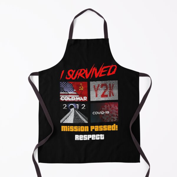 Item preview, I Survived - Mission Passed Respect (black background) designed and sold by Marlon Oseguera.