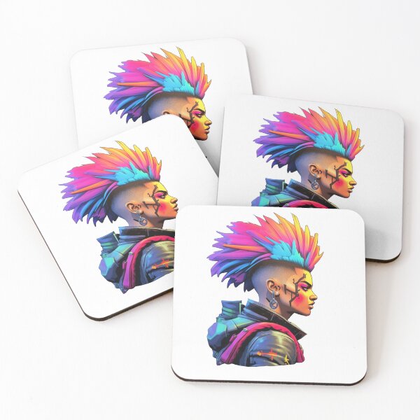 Item preview, Cyberpunk Mohawk designed and sold by TellezStickers.