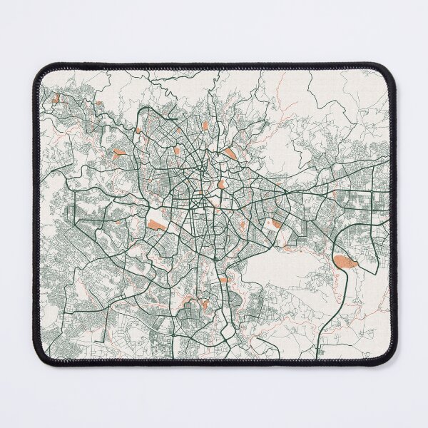 Item preview, Addis Ababa City Map of Ethiopia  - Bohemian designed and sold by deMAP.