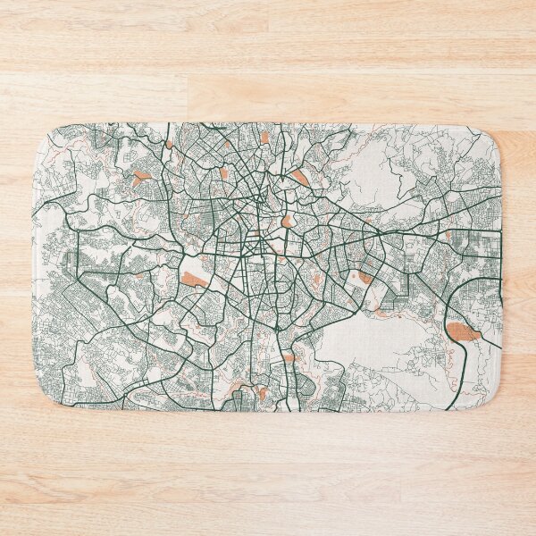Item preview, Addis Ababa City Map of Ethiopia  - Bohemian designed and sold by deMAP.