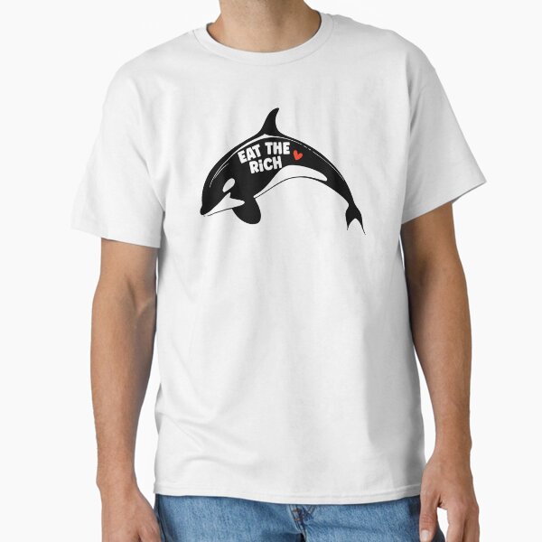 Item preview, Eat the rich orcas yacht attacks designed and sold by Radical Buttons.