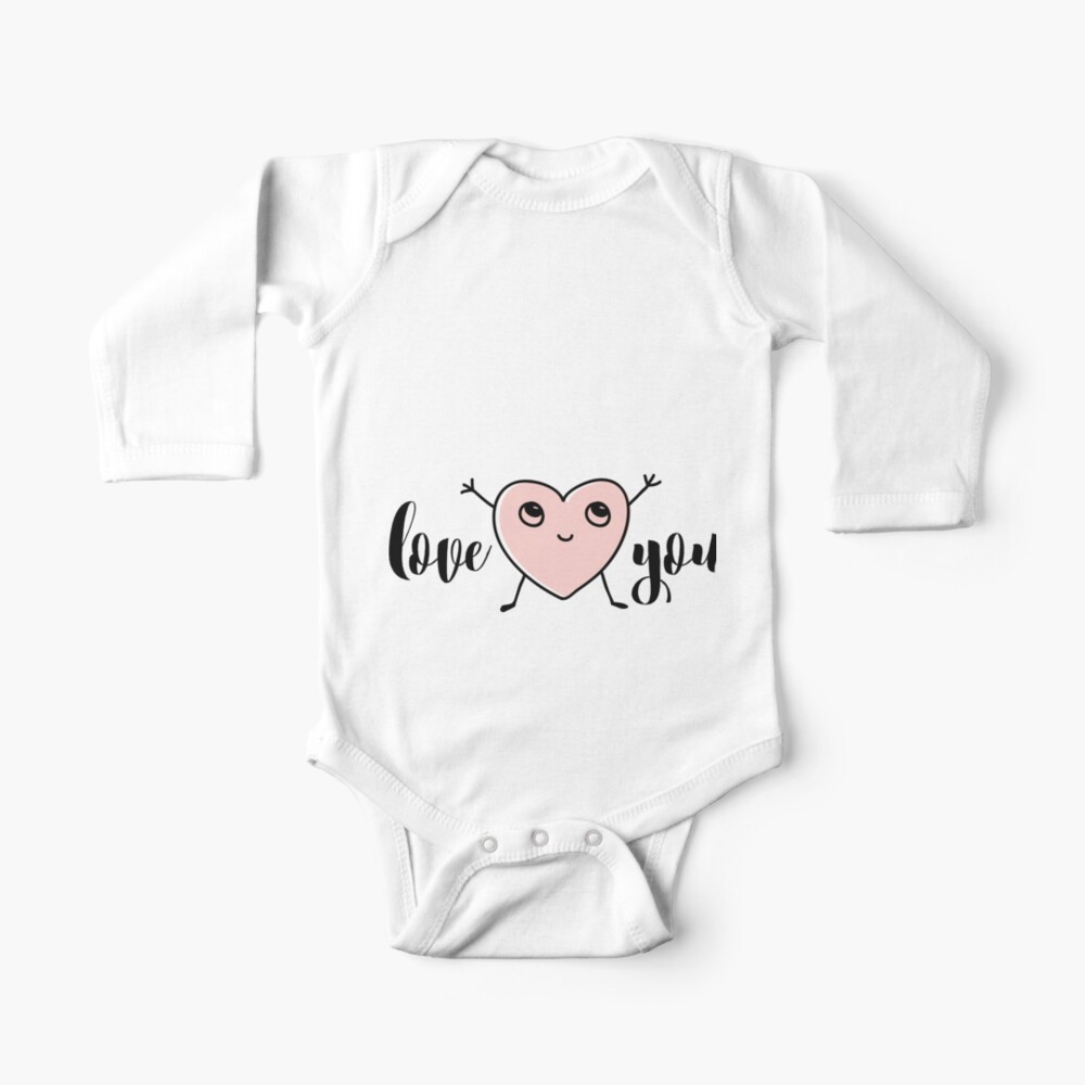 Love Quotes Love You Baby One Piece By Taz Clothing Redbubble