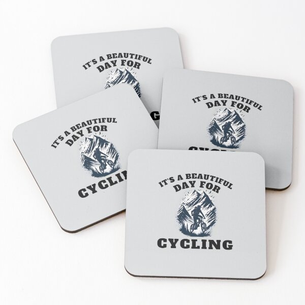Item preview, It's a beautiful day for cycling also mountain bike dad in adventure designed and sold by Be-Adventurous.