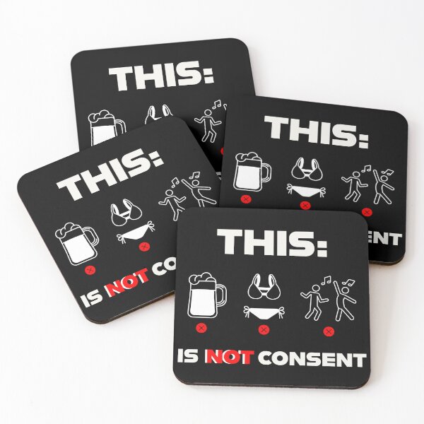Item preview, This Is Not Consent Text Graphic Explanation Examples designed and sold by Andy Hilaire.