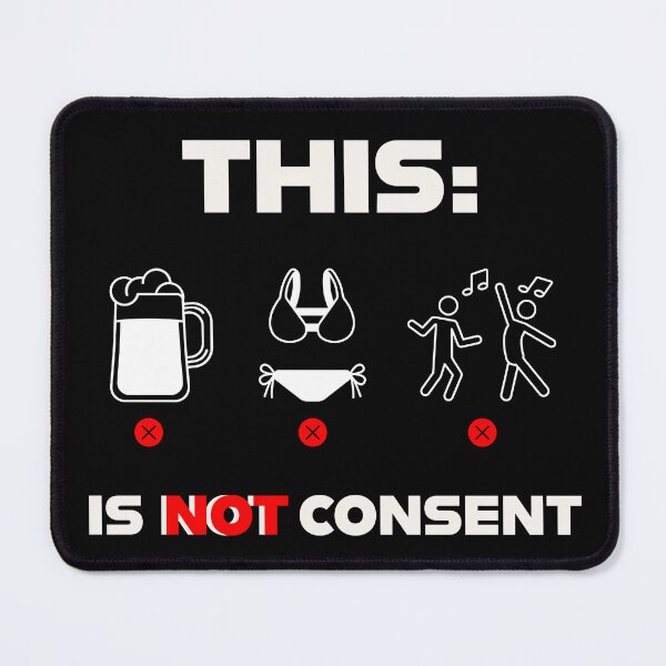 Item preview, This Is Not Consent Text Graphic Explanation Examples designed and sold by Andy Hilaire.