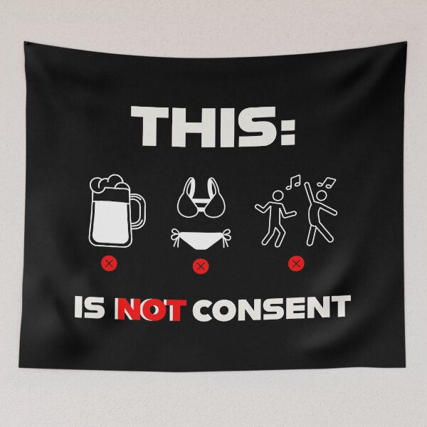 Item preview, This Is Not Consent Text Graphic Explanation Examples designed and sold by Andy Hilaire.