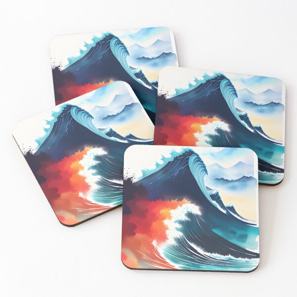 Item preview, Crashing Blue Ocean Waves designed and sold by Erika V..