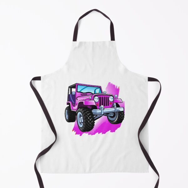 Item preview, Wild pink original 4x4 cartoon art print designed and sold by bensclassicstuf.