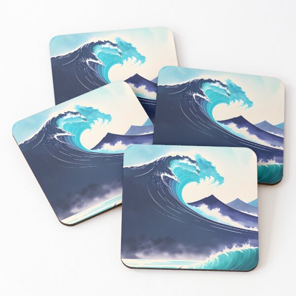 Item preview, Crashing Blue Ocean Waves designed and sold by Erika V..
