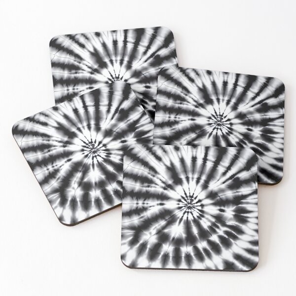 Item preview, Black and white tie dye pattern designed and sold by DADA635.