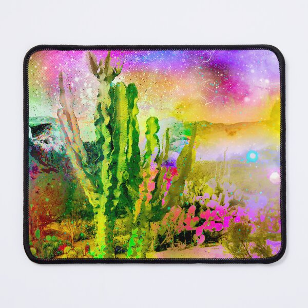 Item preview, Vibrant Cactus Galaxy Desert Landscape designed and sold by babygordo.