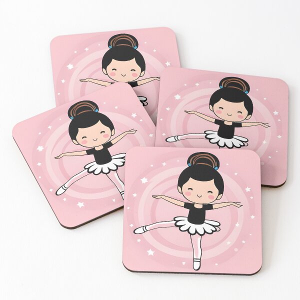 Item preview, Graceful Whimsy: Adorable Ballerina Portrait designed and sold by druidwolfart.