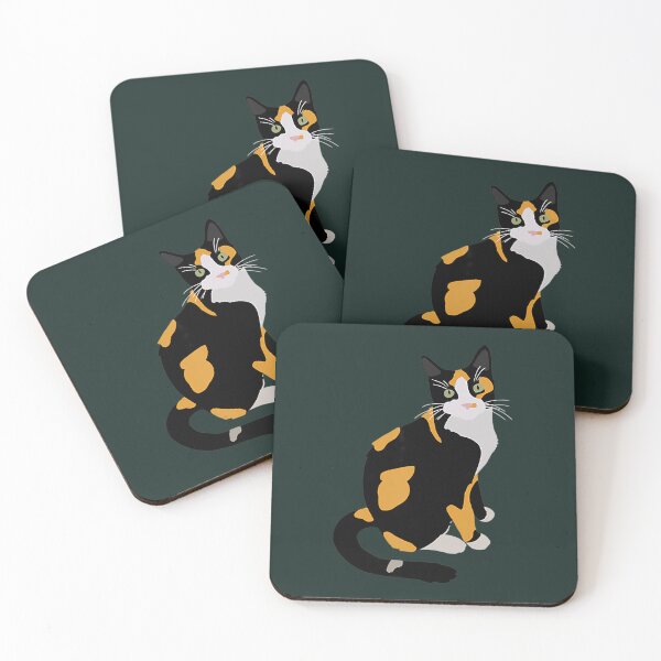 Item preview, Calico Portrait, Cute Calico Cat, Calico Cat Lover 		 designed and sold by smsihikcaw1.