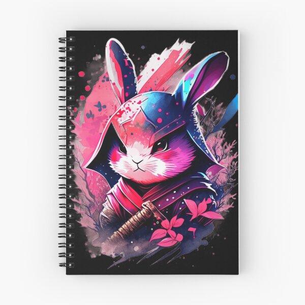 Item preview, Leap of Destiny: Fascinating illustration of a ninja rabbit designed and sold by byaz3.