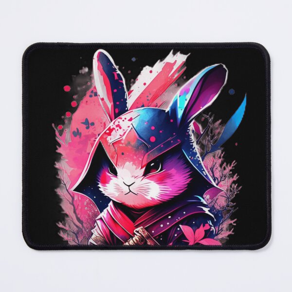 Item preview, Leap of Destiny: Fascinating illustration of a ninja rabbit designed and sold by byaz3.