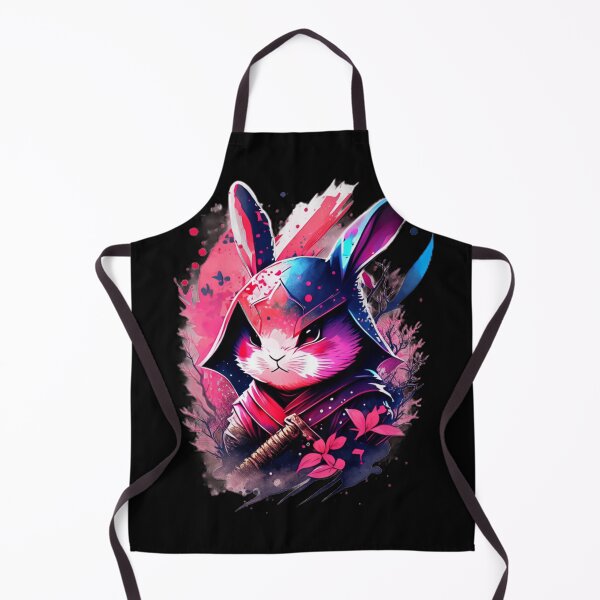 Item preview, Leap of Destiny: Fascinating illustration of a ninja rabbit designed and sold by byaz3.