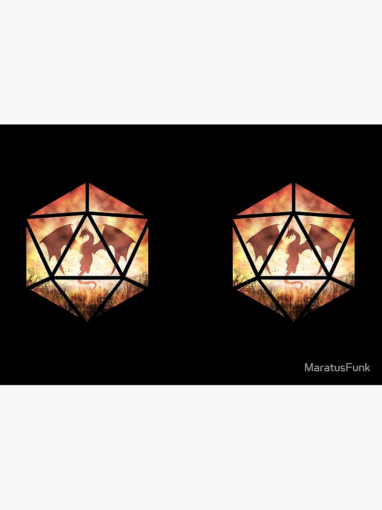 Fire Dragon D20 by MaratusFunk