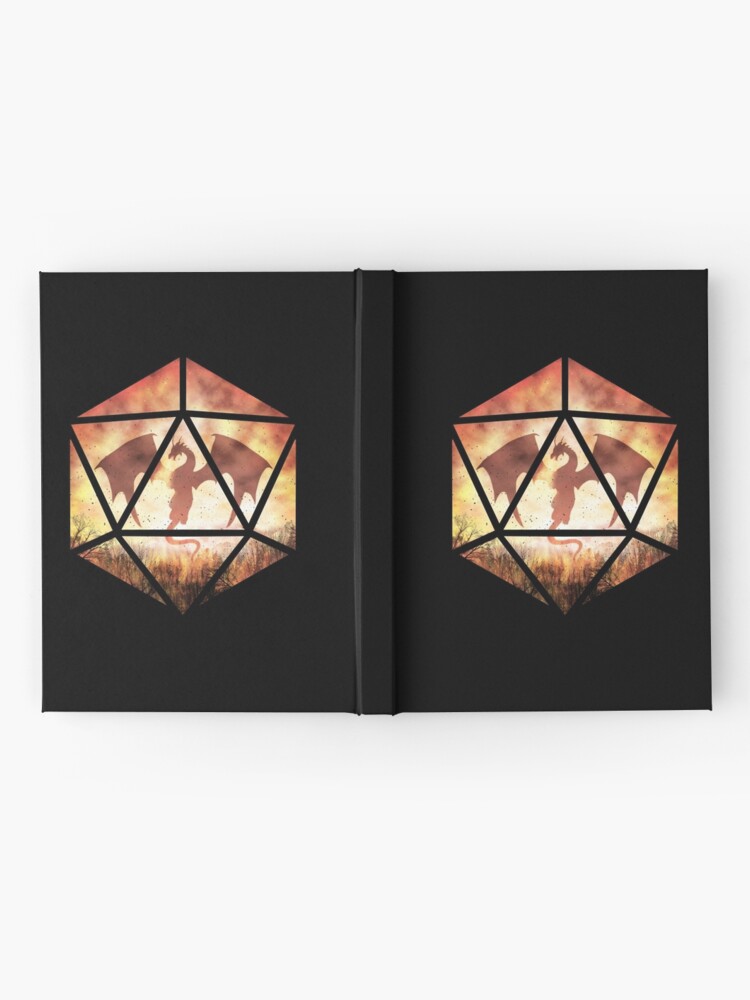 Alternate view of Fire Dragon D20 Hardcover Journal