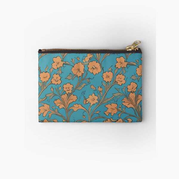 Item preview,  William Morris Pimpernel Inspired Teal Floral Pattern: Timeless Elegance for Your Décor designed and sold by Tamas Das.