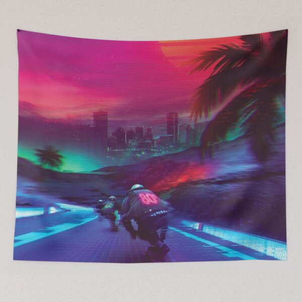 Item preview, Synthwave Midnight Outrun designed and sold by jaspercole.