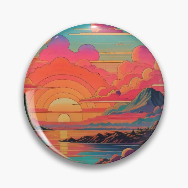 Item preview, Retro sunset landscapes - Number 4 designed and sold by SpecialForceART.