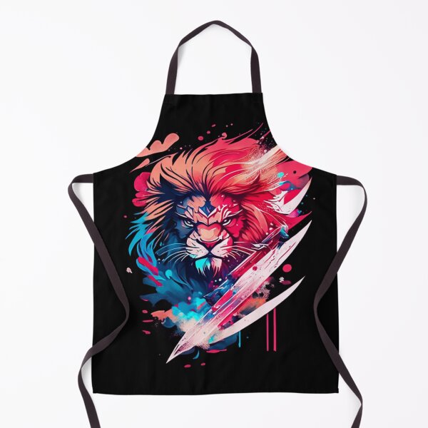 Item preview, Lion Warrior: Impressive illustration of a ninja lion designed and sold by byaz3.