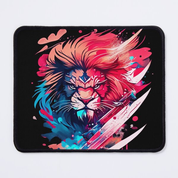 Item preview, Lion Warrior: Impressive illustration of a ninja lion designed and sold by byaz3.