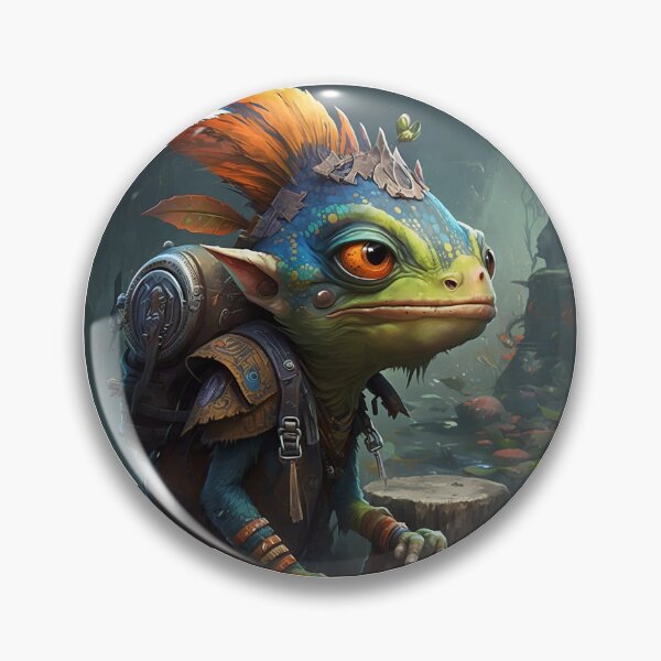 Item preview, Lizardman warrior designed and sold by Stickermagician.