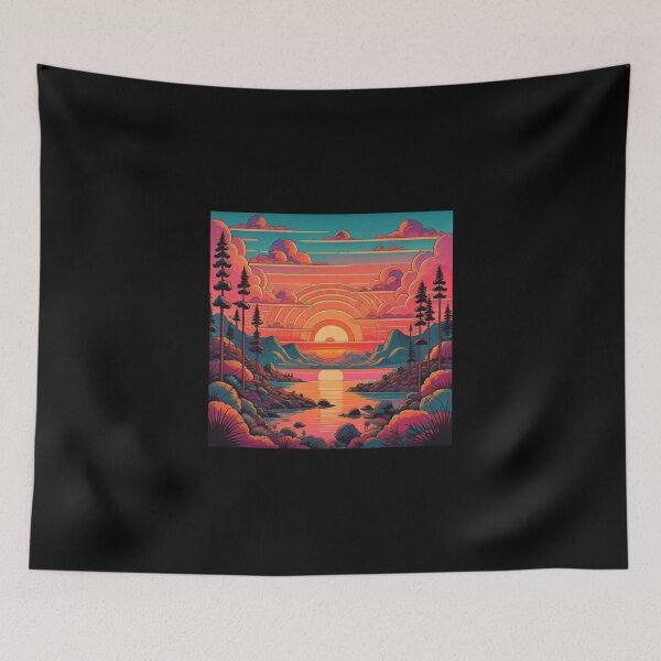 Item preview, Retro sunset landscapes - Number 9 designed and sold by SpecialForceART.