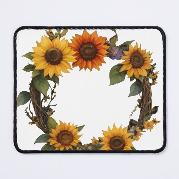 Item preview, Watercolor sunflower wreath designed and sold by Jayjaynaenae.