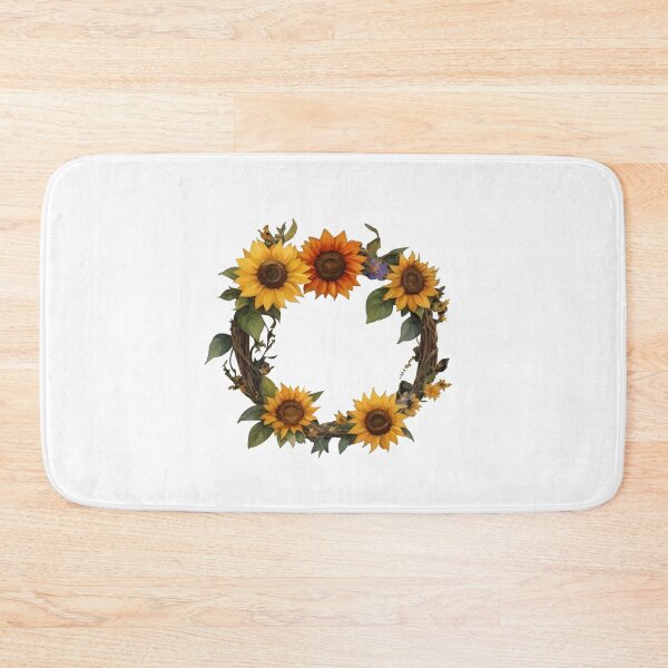Item preview, Watercolor sunflower wreath designed and sold by Jayjaynaenae.