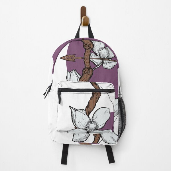 Item preview, Sagittarius Flowers Arch Clematis Purple Zodiac Sign designed and sold by Anja Steiner.