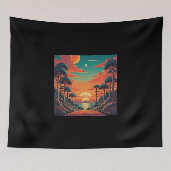 Item preview, Retro sunset landscapes - Number 10 designed and sold by SpecialForceART.