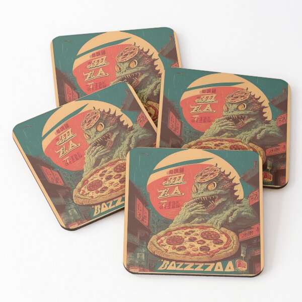 Item preview, Monster Eat Big Pizza designed and sold by Janniceralph.