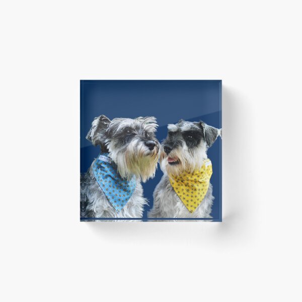 Item preview, Hansel & Gertie the Schnauzers designed and sold by barksandsqueaks.