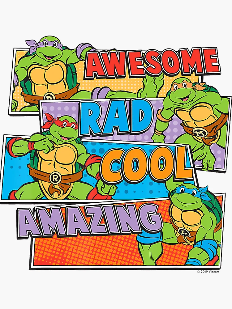Adult Mutant Ninja Turtles Sticker for Sale by K8Cornell