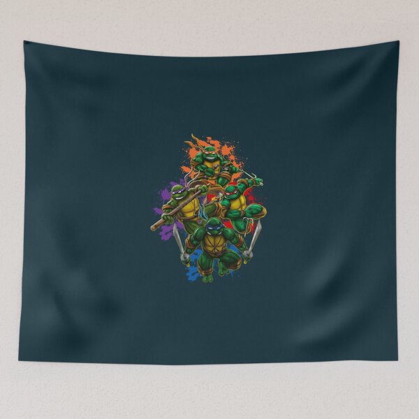 Item preview, Teenage Mutant Ninja Turtles Colorful Splatter Background Illustration designed and sold by trantuyetminh.