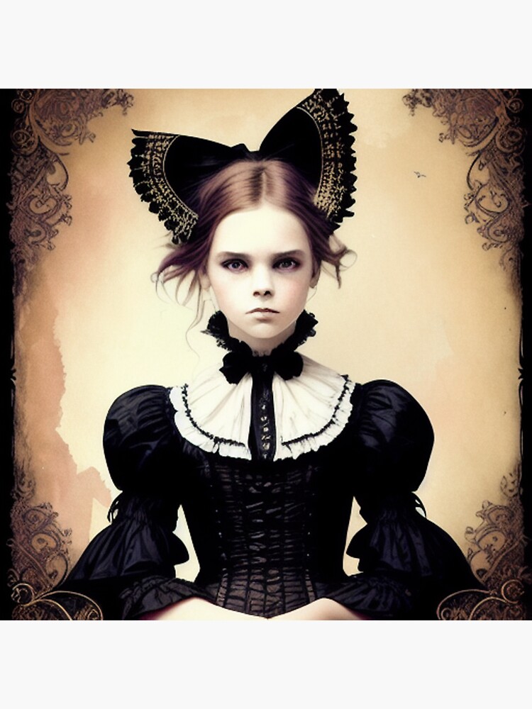 victorian gothic girl 11 | Sticker