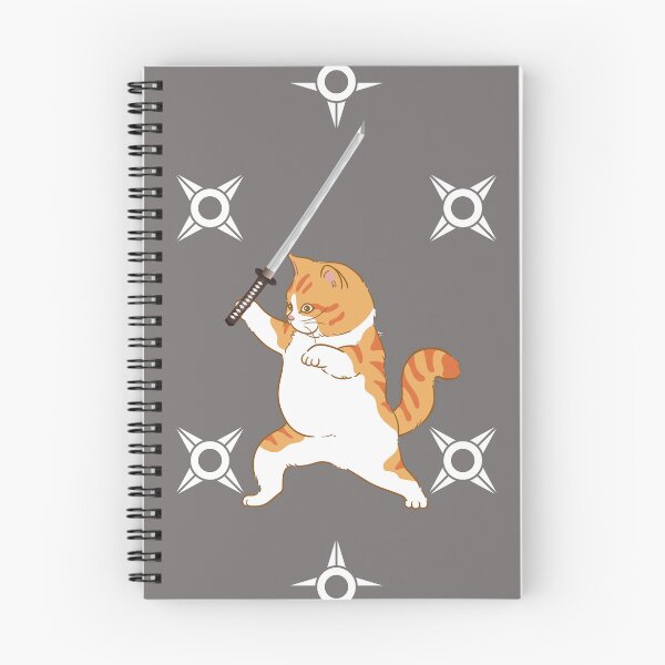 Item preview, Chub Orange Ninja Cat designed and sold by CatsWCleavers.