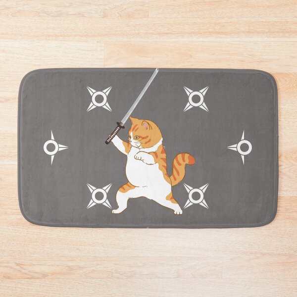 Item preview, Chub Orange Ninja Cat designed and sold by CatsWCleavers.