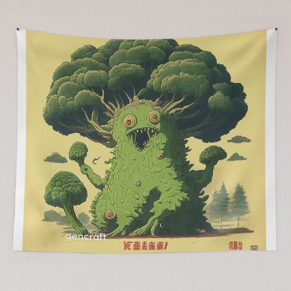 Item preview, Brokoli Monster designed and sold by Janniceralph.