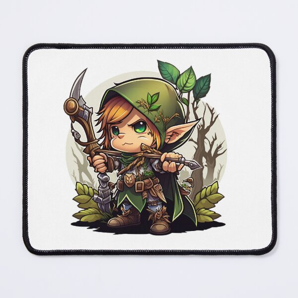 Item preview, Cartoon Elf Hunter designed and sold by Stickermagician.