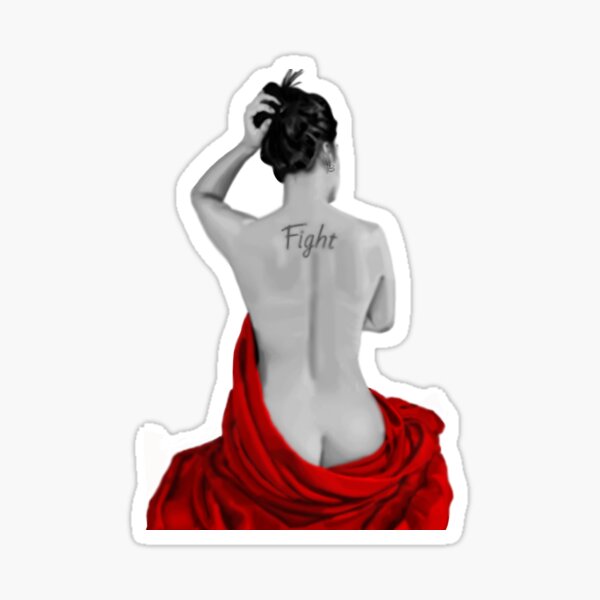 The Female Fighter Sticker