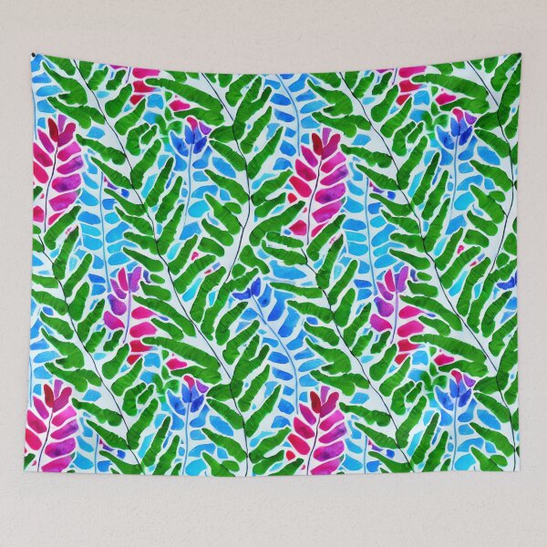 Item preview, Pretty fern plant foliage in watercolour designed and sold by WallabyJelly.