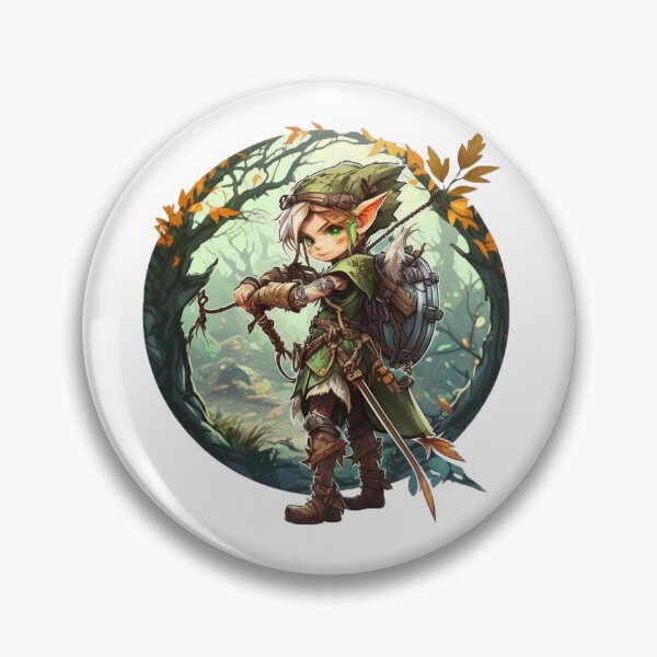 Item preview, Cartoon Elf Hunter designed and sold by Stickermagician.
