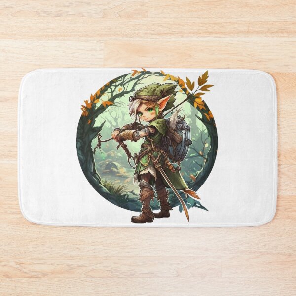 Item preview, Cartoon Elf Hunter designed and sold by Stickermagician.