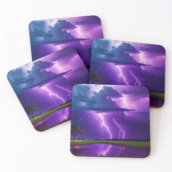 Item preview, Captivating Vibrant Lightning Storm. designed and sold by Dubage603.