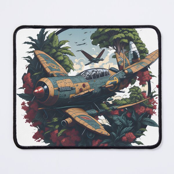 Item preview, WW2 Fighter airplane Retro T-shirt design designed and sold by lodi61023.