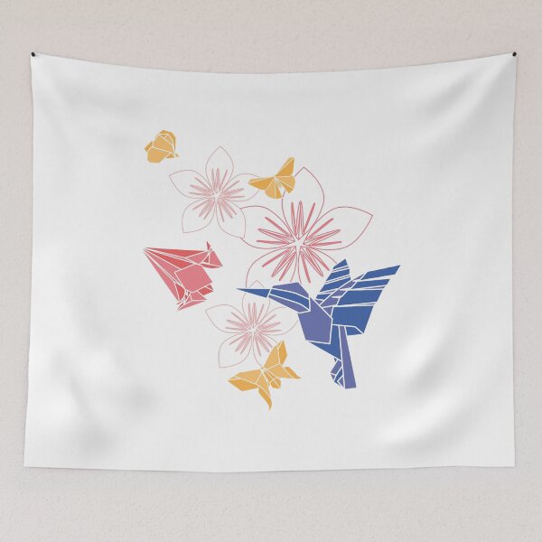 Item preview, Origami Love Illustration designed and sold by kasumidesign.